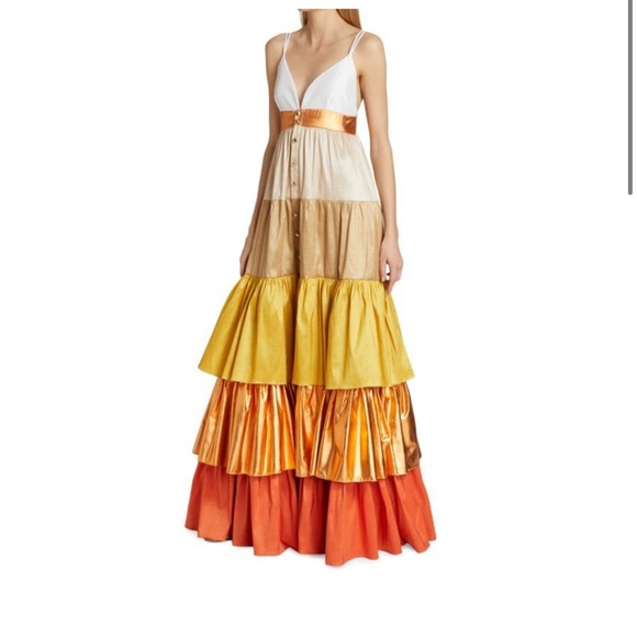Kimberly Goldson Tiered Ombré Maxi Dress - Picture 3 of 10